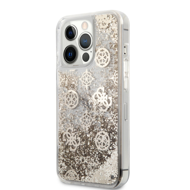 iPhone 13 PRO aukso sp. water GUESS nugarėlė GUHCP13LLGPEGO 2