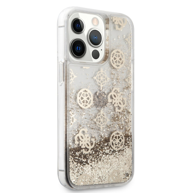 iPhone 13 PRO aukso sp. water GUESS nugarėlė GUHCP13LLGPEGO 4