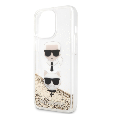 iPhone 13 PRO aukso sp. water KARL LAGERFELD nugarėlė KLHCP13LKICGLD 5
