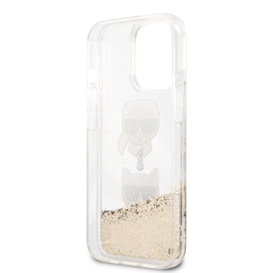 iPhone 13 PRO aukso sp. water KARL LAGERFELD nugarėlė KLHCP13LKICGLD 6