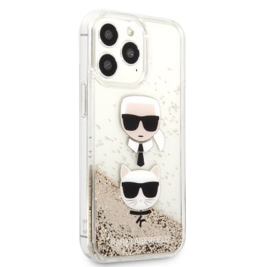 iPhone 13 PRO aukso sp. water KARL LAGERFELD nugarėlė KLHCP13LKICGLD 4