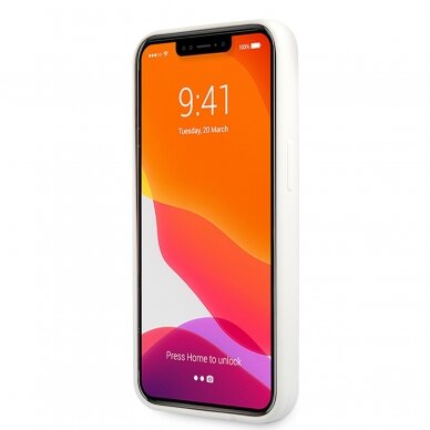 iPhone 13 PRO balta KARL LAGERFELD nugarėlė KLHCP13LSLCHWH 1