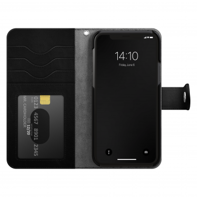 iPhone 13 PRO iDeal Of Sweden Black dėklas Magnet Wallet+ 2