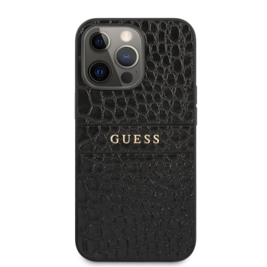 iPhone 13 PRO juoda GUESS nugarėlė GUHCP13LPCRBBK 3