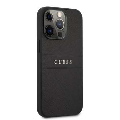 iPhone 13 PRO juoda GUESS nugarėlė GUHCP13LPSASBBK 4