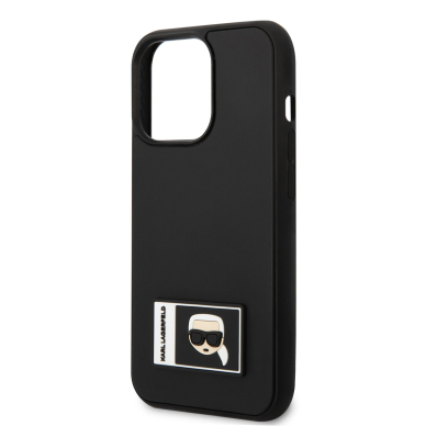 iPhone 13 PRO juoda KARL LAGERFELD nugarėlė KLHCP13L3DKPK 5