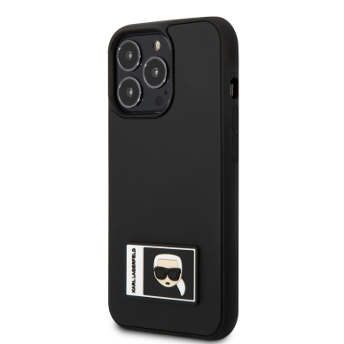 iPhone 13 PRO juoda KARL LAGERFELD nugarėlė KLHCP13L3DKPK 3