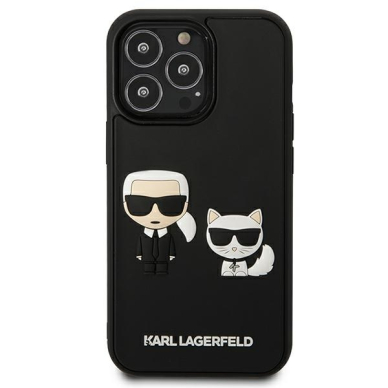 iPhone 13 PRO juoda KARL LAGERFELD nugarėlė KLHCP13L3DRKCK 2