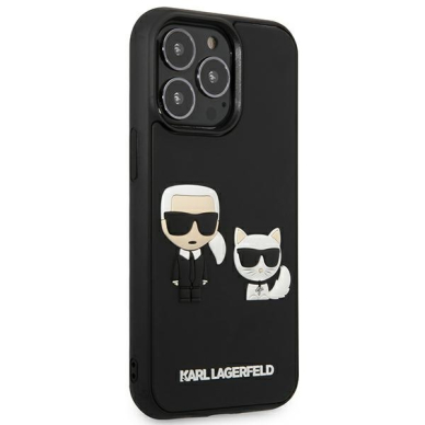 iPhone 13 PRO juoda KARL LAGERFELD nugarėlė KLHCP13L3DRKCK 3