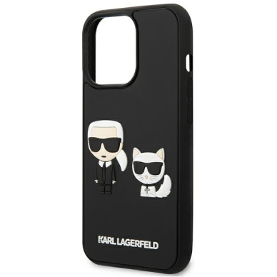 iPhone 13 PRO juoda KARL LAGERFELD nugarėlė KLHCP13L3DRKCK 5