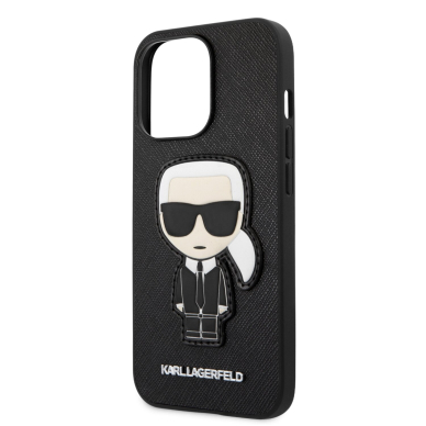 iPhone 13 PRO juoda KARL LAGERFELD nugarėlė KLHCP13LOKPK 5