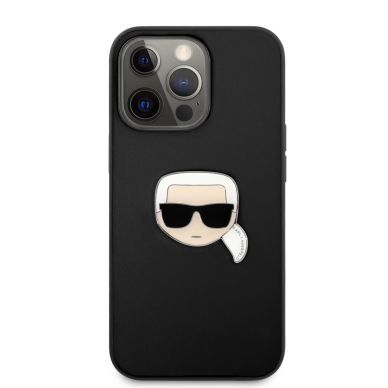 iPhone 13 PRO juoda KARL LAGERFELD nugarėlė KLHCP13LPKMK 2