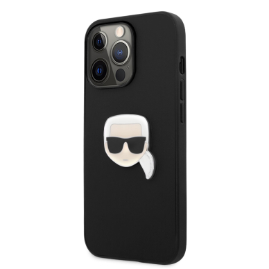 iPhone 13 PRO juoda KARL LAGERFELD nugarėlė KLHCP13LPKMK 3