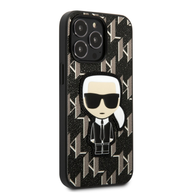 iPhone 13 PRO juoda KARL LAGERFELD nugarėlė KLHCP13LPMNIKBK 4