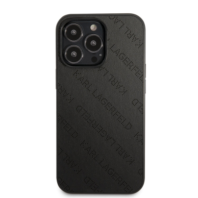 iPhone 13 PRO juoda KARL LAGERFELD nugarėlė KLHCP13LPTLK 2