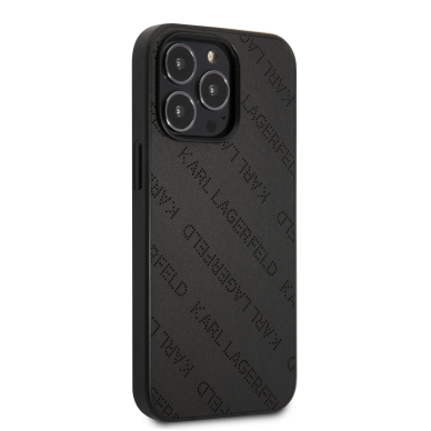 iPhone 13 PRO juoda KARL LAGERFELD nugarėlė KLHCP13LPTLK 4