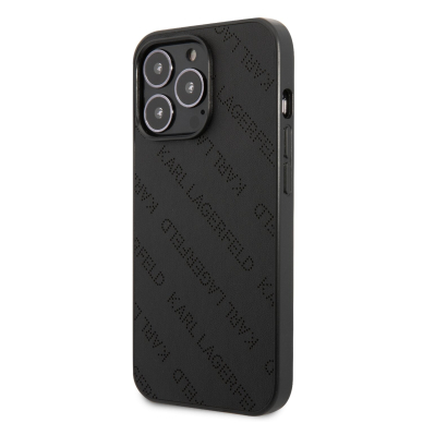 iPhone 13 PRO juoda KARL LAGERFELD nugarėlė KLHCP13LPTLK 3