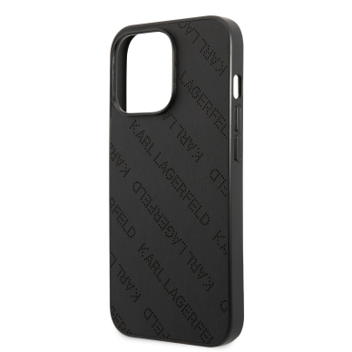 iPhone 13 PRO juoda KARL LAGERFELD nugarėlė KLHCP13LPTLK 5