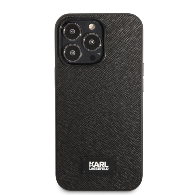 iPhone 13 PRO juoda KARL LAGERFELD nugarėlė KLHCP13LSFMP2K 2