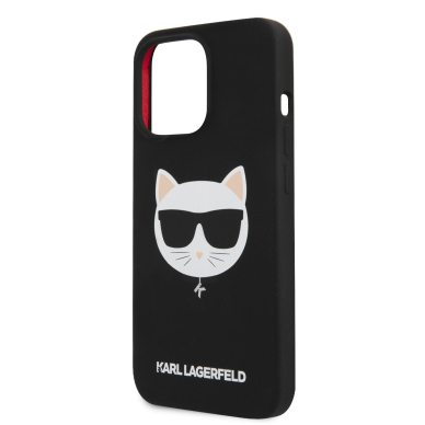 iPhone 13 PRO juoda KARL LAGERFELD nugarėlė KLHCP13LSLCHBK 5