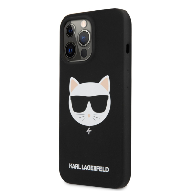 iPhone 13 PRO juoda KARL LAGERFELD nugarėlė KLHCP13LSLCHBK 3