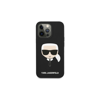 iPhone 13 PRO juoda KARL LAGERFELD nugarėlė KLHCP13LSLKHBK 10