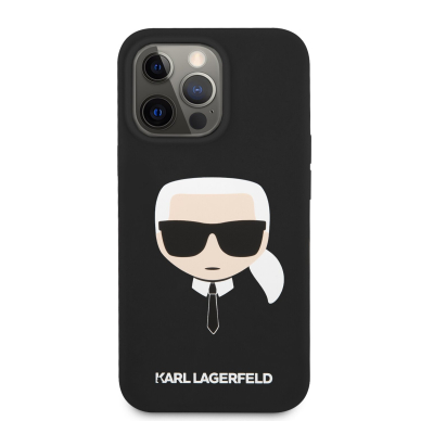iPhone 13 PRO juoda KARL LAGERFELD nugarėlė KLHCP13LSLKHBK 2