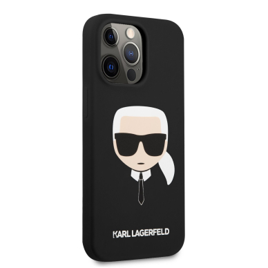iPhone 13 PRO juoda KARL LAGERFELD nugarėlė KLHCP13LSLKHBK 4