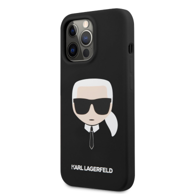 iPhone 13 PRO juoda KARL LAGERFELD nugarėlė KLHCP13LSLKHBK 3