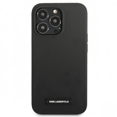 iPhone 13 PRO juoda KARL LAGERFELD nugarėlė KLHCP13LSLMP1K 2