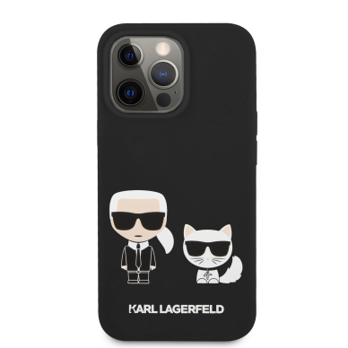 iPhone 13 PRO juoda KARL LAGERFELD nugarėlė KLHCP13LSSKCK 2