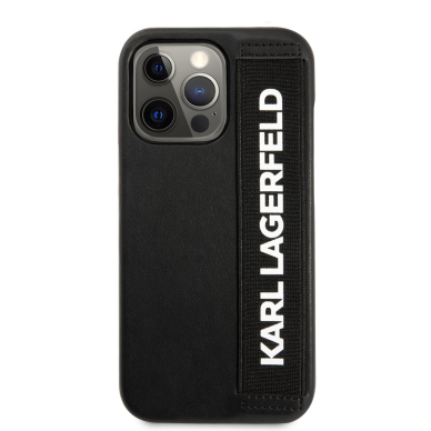 iPhone 13 PRO juoda KARL LAGERFELD nugarėlė KLHCP13LSTKLBK 2