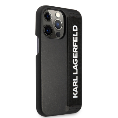 iPhone 13 PRO juoda KARL LAGERFELD nugarėlė KLHCP13LSTKLBK 4