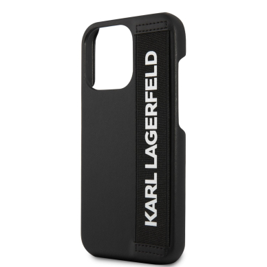 iPhone 13 PRO juoda KARL LAGERFELD nugarėlė KLHCP13LSTKLBK 5