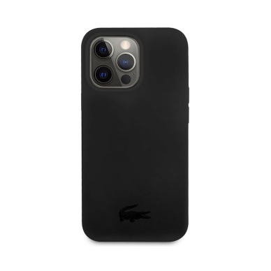 iPhone 13 PRO juoda LACOSTE nugarėlė LCHCP13LSK