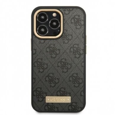 iPhone 13 PRO juoda Magsafe GUESS nugarėlė GUHMP13LU4GPRK 6