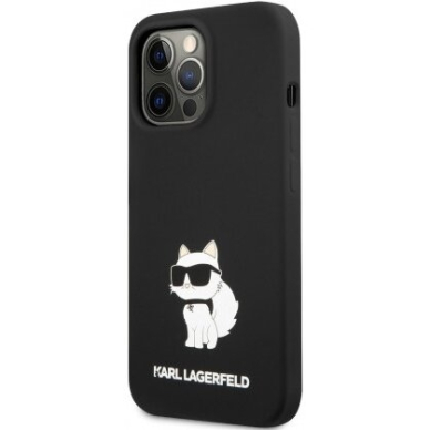 iPhone 13 PRO black Liquid Silicone NFT KARL LAGERFELD nugarėlė 2