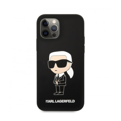 iPhone 13 PRO juoda NFT KARL LAGERFELD nugarėlė KLHCP13LSNIKBCK