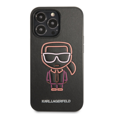 iPhone 13 PRO juoda+multi. KARL LAGERFELD nugarėlė KLHCP13LTUOK 2