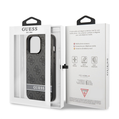 iPhone 13 PRO pilka GUESS nugarėlė GUHCP13LP4SNK 3