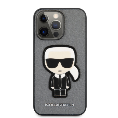 iPhone 13 PRO pilka KARL LAGERFELD nugarėlė KLHCP13LOKPG 3