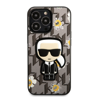 iPhone 13 PRO pilka KARL LAGERFELD nugarėlė KLHCP13LPMNFIK1 3