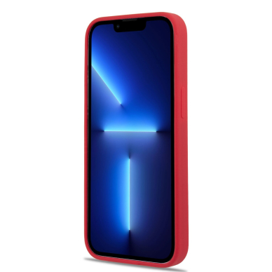 iPhone 13 PRO raudona KARL LAGERFELD nugarėlė KLHCP13LSLCHRE 1