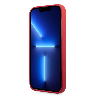 iPhone 13 PRO raudona KARL LAGERFELD nugarėlė KLHCP13LSLMP1R 1