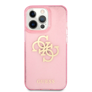 iPhone 13 PRO rožinė glitter GUESS nugarėlė GUHCP13LPCUGL4GPI 2