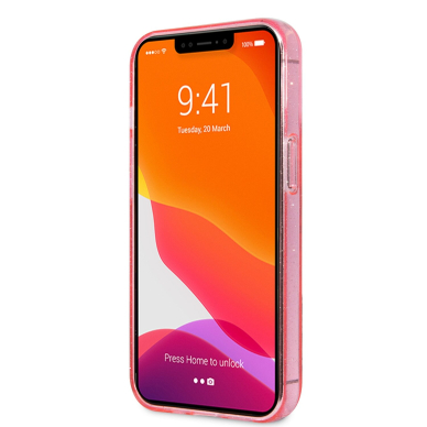 iPhone 13 PRO rožinė glitter GUESS nugarėlė GUHCP13LPCUGL4GPI 1