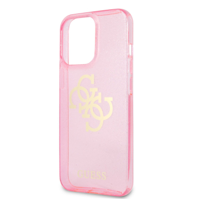 iPhone 13 PRO rožinė glitter GUESS nugarėlė GUHCP13LPCUGL4GPI 5