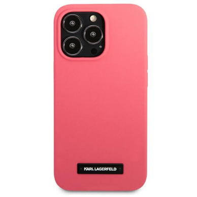 iPhone 13 PRO rožinė KARL LAGERFELD nugarėlė KLHCP13LSLMP1PI 2