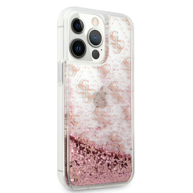 iPhone 13 PRO rožinė water GUESS nugarėlė GUHCP13LLG4GSPG 4