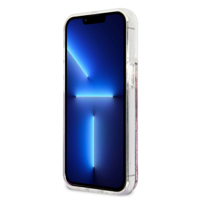 iPhone 13 PRO rožinė water GUESS nugarėlė GUHCP13LLG4GSPG 1